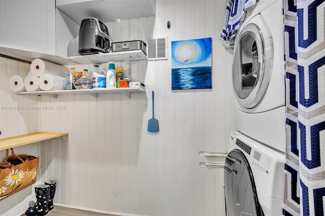 1533 Shenandoah St, Hollywood, FL 33020 - laundry room featuring estacked washer and dryer