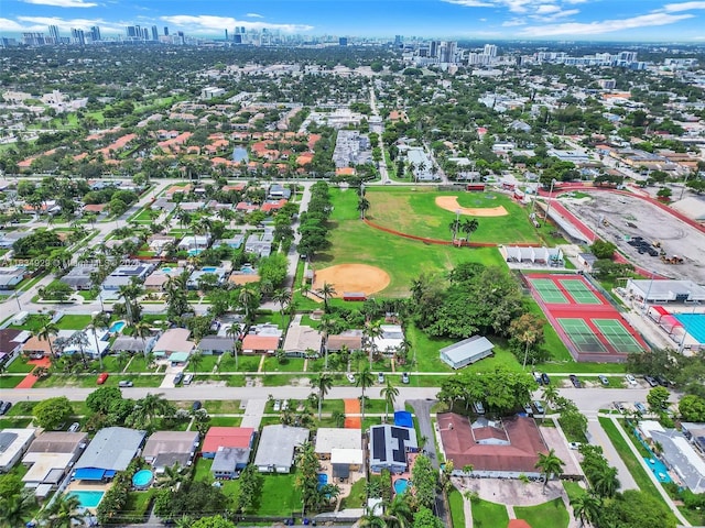 1533 Shenandoah St, Hollywood, FL 33020 - aerial overview of property's location featuring nearby urban area