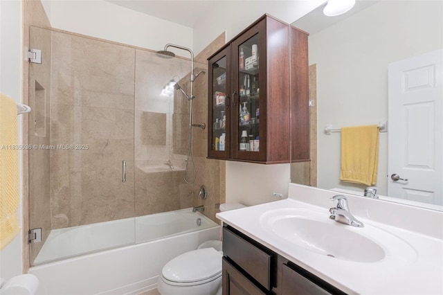 12125 S Vaquero Trails Dr, Davie, FL 33325 - bathroom featuring combined bath / shower with glass door and vanity