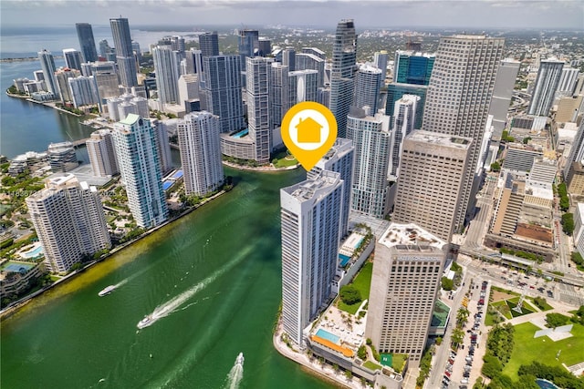 335 S Biscayne Blvd Unit 3108, Miami, FL 33131 - view of urban area featuring a large body of water