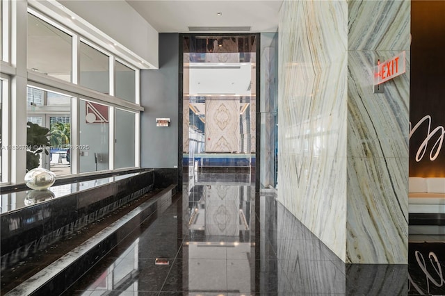 335 S Biscayne Blvd Unit 3108, Miami, FL 33131 - bathroom with granite tiled floors