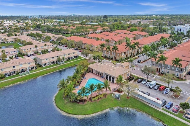 5963 Royal Way, Tamarac, FL 33321 - bird's eye view of a pool and a large body of water