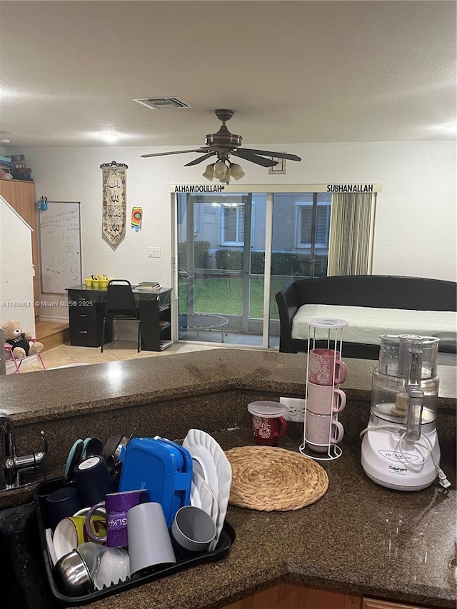 5963 Royal Way, Tamarac, FL 33321 - dining room with a ceiling fan