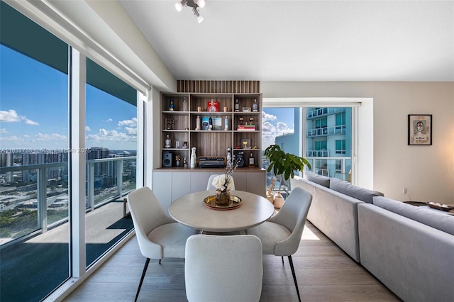 1900 N Bayshore Dr Unit 4111, Miami, FL 33132 - dining room with wood finished floors