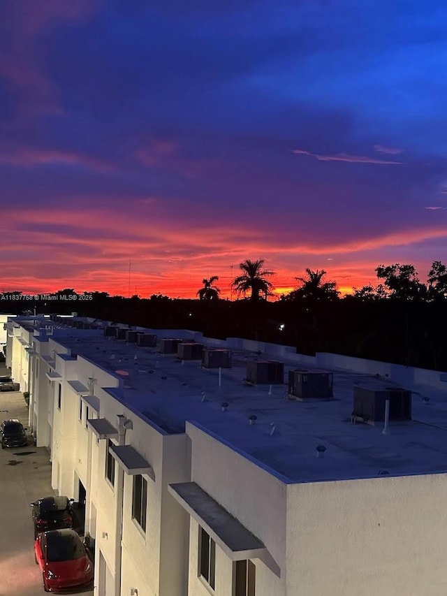 2651 NE 212th Ter Unit 202, Aventura, FL 33180 - view of pool at dusk