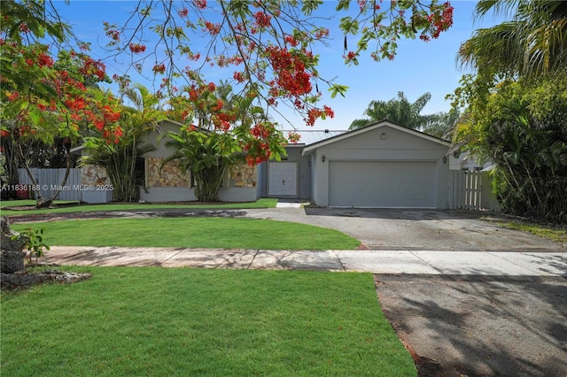 10405 SW 146th Ave, Miami, FL 33186 - ranch-style home featuring concrete driveway, a garage, and stone siding