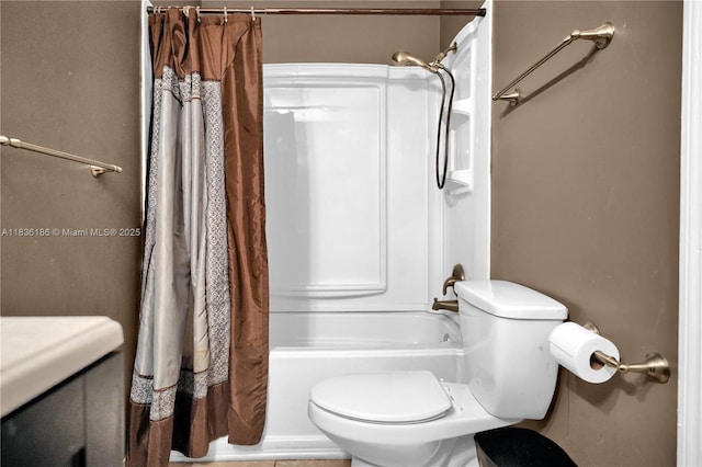 10405 SW 146th Ave, Miami, FL 33186 - bathroom featuring shower / bath combo and toilet