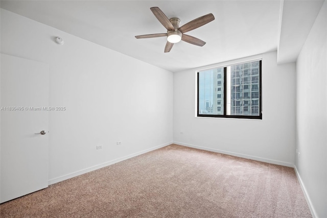 999 SW 1st Ave Unit 1615, Miami, FL 33130 - carpeted empty room featuring ceiling fan and baseboards