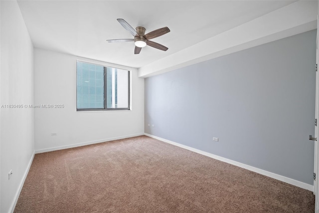 999 SW 1st Ave Unit 1615, Miami, FL 33130 - carpeted empty room with a ceiling fan and baseboards