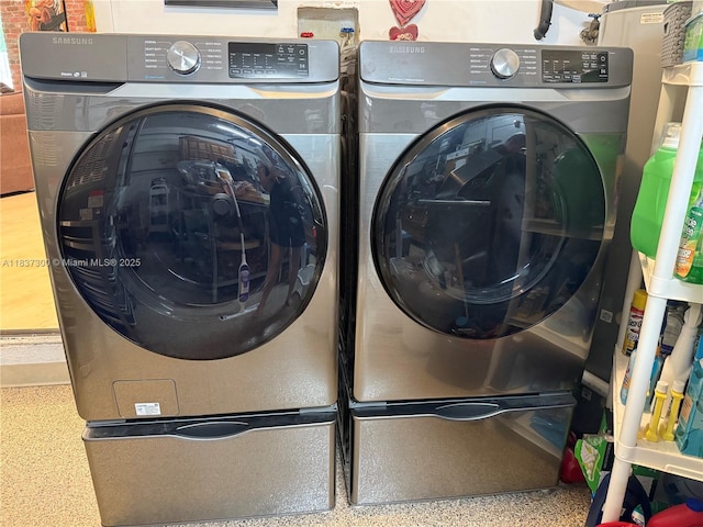 8878 SW 59th St, Cooper City, FL 33328 - washroom with independent washer and dryer