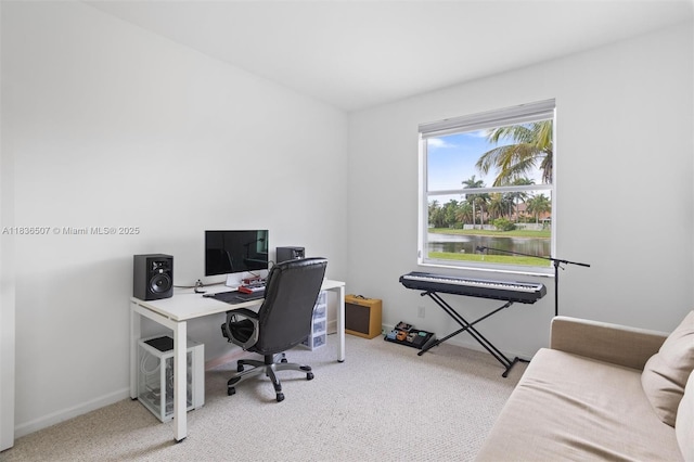 1249 Chenille Cir, Weston, FL 33327 - carpeted office featuring baseboards