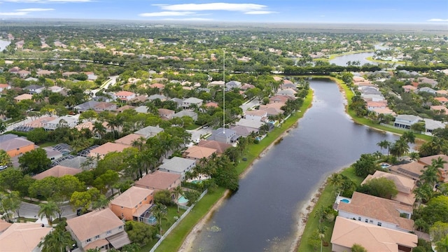 1249 Chenille Cir, Weston, FL 33327 - aerial view of property and surrounding area with nearby suburban area and a nearby body of water