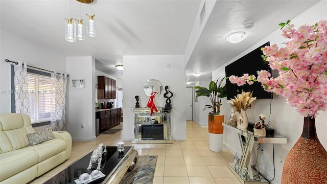 3109 NW 64th St, Miami, FL 33147 - living area with light tile patterned floors and baseboards