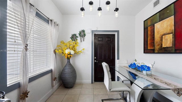 3109 NW 64th St, Miami, FL 33147 - home office with light tile patterned floors and baseboards