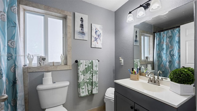 3109 NW 64th St, Miami, FL 33147 - full bathroom with plenty of natural light, vanity, and a textured wall