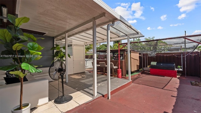 3109 NW 64th St, Miami, FL 33147 - fenced backyard featuring a patio area and a grill