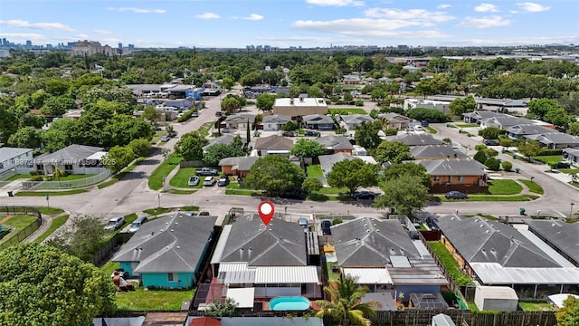 3109 NW 64th St, Miami, FL 33147 - aerial perspective of suburban area