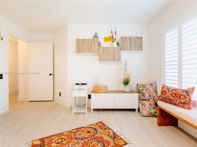 6110 Pitch Ln, Boynton Beach, FL 33437 - sitting room with light wood-type flooring and healthy amount of natural light