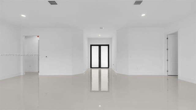 23120 SW 154th Ct, Miami, FL 33170 - unfurnished room with recessed lighting and french doors
