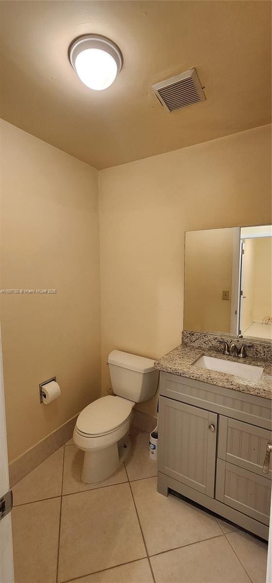 2957 Oak Park Cir, Davie, FL 33328 - half bath featuring tile patterned floors and vanity
