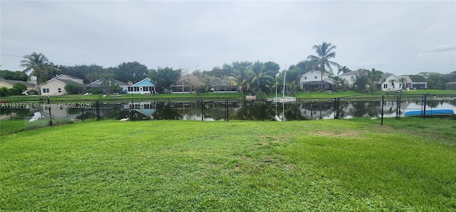 2957 Oak Park Cir, Davie, FL 33328 - view of yard with a water view and a residential view