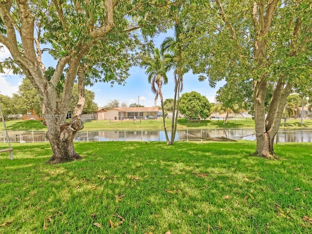 321 NW 93rd Ave, Pembroke Pines, FL 33024 - view of yard with a water view