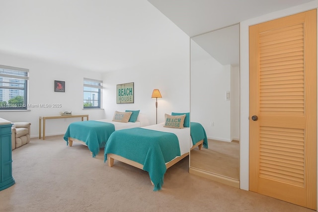 1201 S Ocean Dr Unit 410S, Hollywood, FL 33019 - carpeted bedroom with baseboards