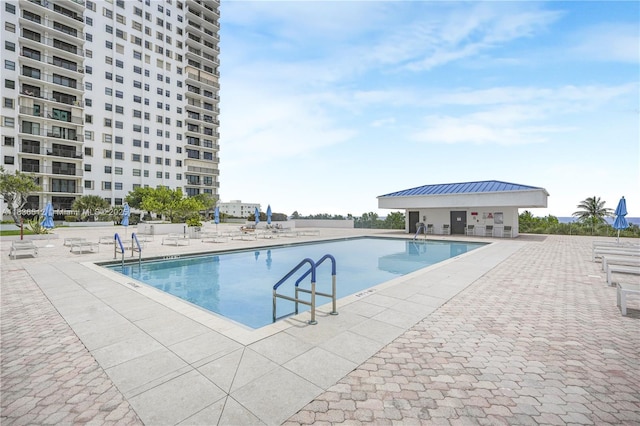 1201 S Ocean Dr Unit 410S, Hollywood, FL 33019 - community pool with a patio area