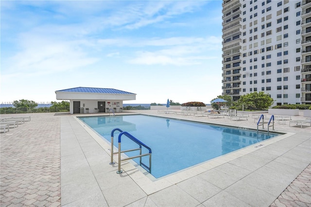 1201 S Ocean Dr Unit 410S, Hollywood, FL 33019 - community pool with a patio