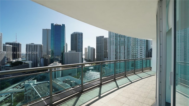 350 S Miami Ave Unit 2401, Miami, FL 33130 - balcony with a skyline view