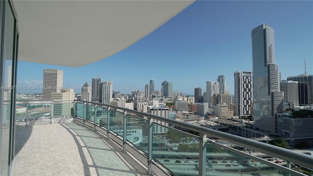 350 S Miami Ave Unit 2401, Miami, FL 33130 - balcony with a view of skyline