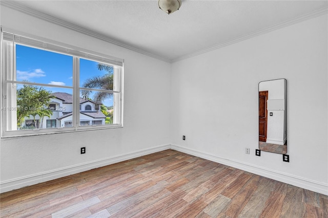 19480 SW 39th Ct, Miramar, FL 33029 - empty room featuring wood finished floors and crown molding