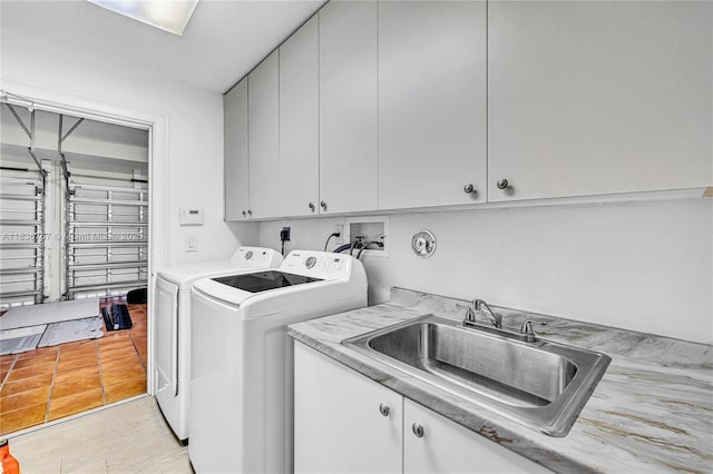 19480 SW 39th Ct, Miramar, FL 33029 - washroom with cabinet space and separate washer and dryer