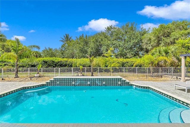 19480 SW 39th Ct, Miramar, FL 33029 - view of swimming pool with a fenced backyard and a patio