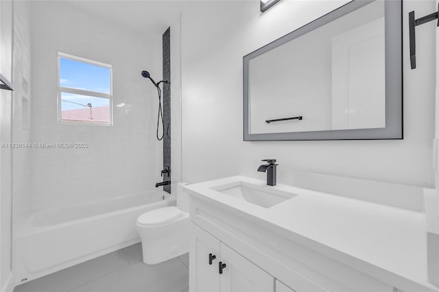 121 SW Sea Lion Rd, Port St Lucie, FL 34953 - full bathroom with vanity and tub / shower combination