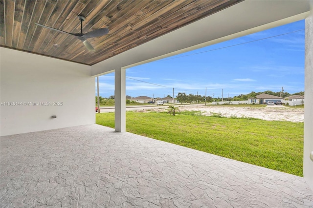 121 SW Sea Lion Rd, Port St Lucie, FL 34953 - view of patio featuring ceiling fan