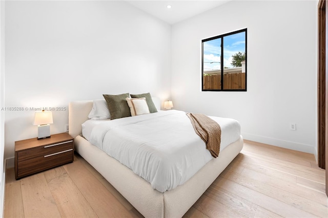 260 NW 47th St, Miami, FL 33127 - bedroom featuring light wood finished floors and recessed lighting
