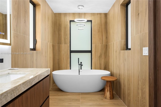 260 NW 47th St, Miami, FL 33127 - full bath with a soaking tub and vanity