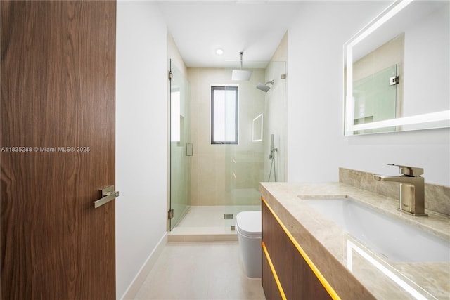 260 NW 47th St, Miami, FL 33127 - full bathroom with vanity and a shower stall