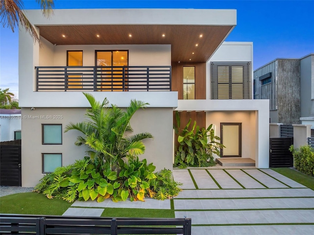 260 NW 47th St, Miami, FL 33127 - back of property with a balcony and stucco siding