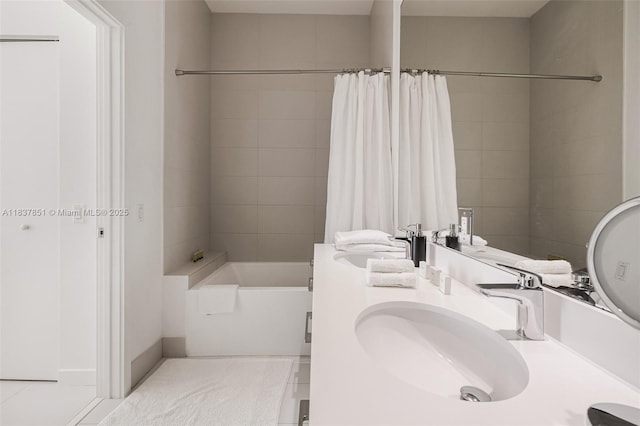 501 NE 31st St Unit 4007, Miami, FL 33137 - full bath featuring shower / tub combo with curtain and vanity