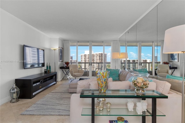 21055 Yacht Club Dr Unit 1504, Aventura, FL 33180 - living area with healthy amount of natural light and floor to ceiling windows