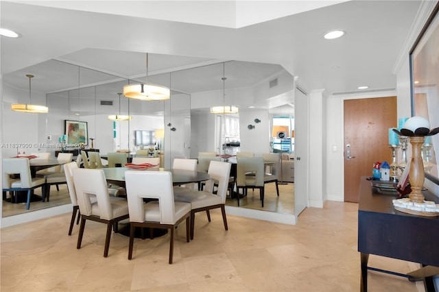 21055 Yacht Club Dr Unit 1504, Aventura, FL 33180 - dining room with recessed lighting