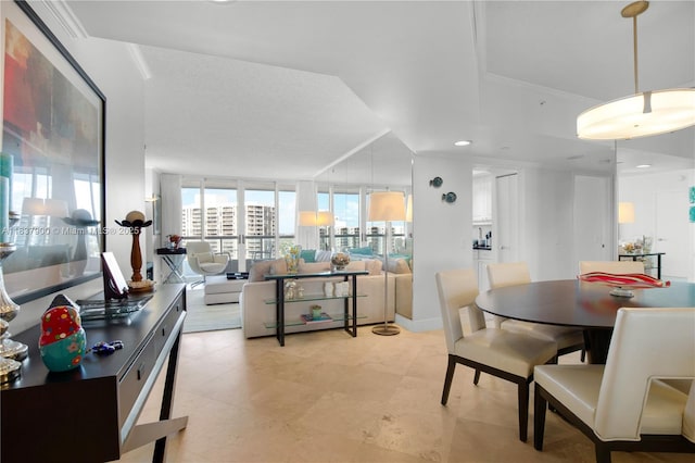 21055 Yacht Club Dr Unit 1504, Aventura, FL 33180 - dining area featuring recessed lighting