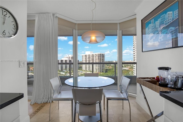 21055 Yacht Club Dr Unit 1504, Aventura, FL 33180 - dining space with a view of city