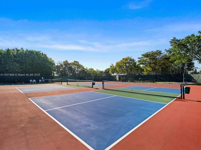 4024 Summer Chase Ct, Lake Worth, FL 33467 - view of tennis court with community basketball court