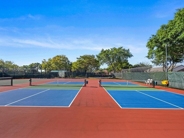 4024 Summer Chase Ct, Lake Worth, FL 33467 - view of tennis court with community basketball court