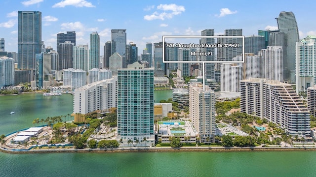770 Claughton Island Dr Unit Ph21, Miami, FL 33131 - skyline view with a large body of water
