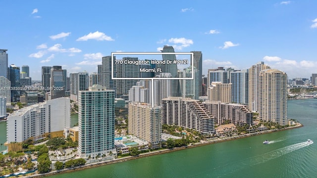 770 Claughton Island Dr Unit Ph21, Miami, FL 33131 - view of city skyline with a large body of water