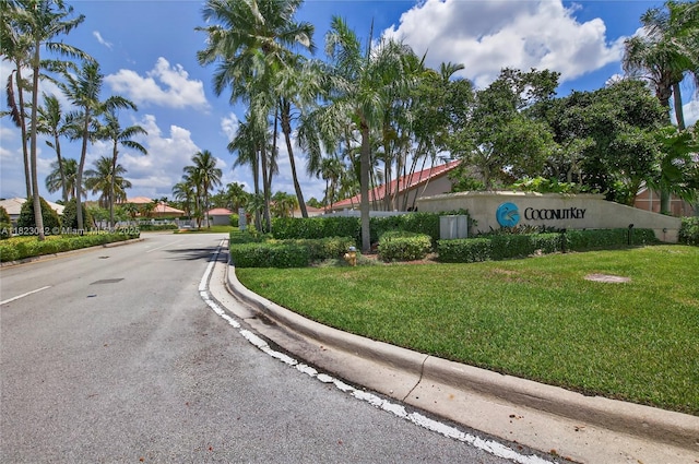18205 NW 21st St, Pembroke Pines, FL 33029 - view of asphalt road featuring curbs
